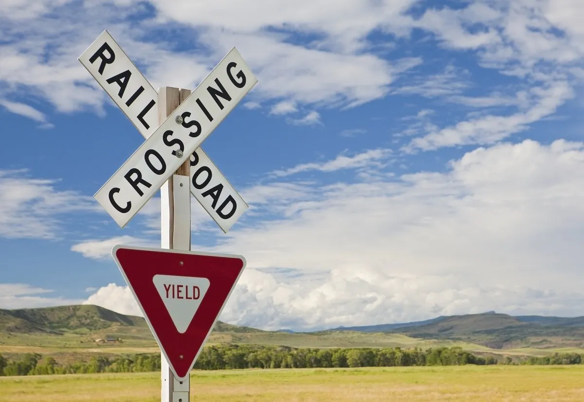 Rural Railroad Crossing