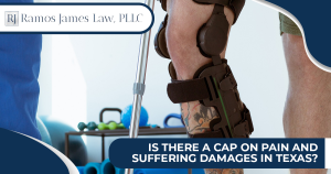 A person with a knee brace and crutches is shown from the knee down. A second person in blue scrubs is on the left.